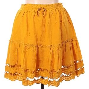 Fashion Nova Goldenrod Cotton Skort